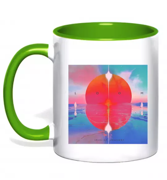 Чашка з кольоровою ручкою Imagine Dragons Loom Зелений фото