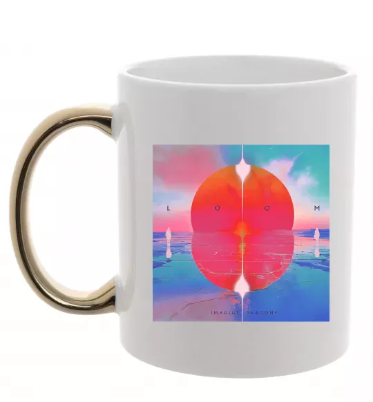Чашка з кольоровою ручкою Imagine Dragons Loom Золото фото
