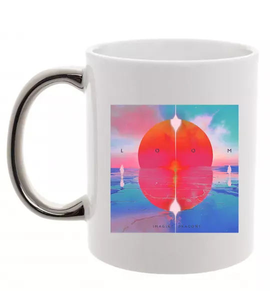 Чашка з кольоровою ручкою Imagine Dragons Loom Срібло фото