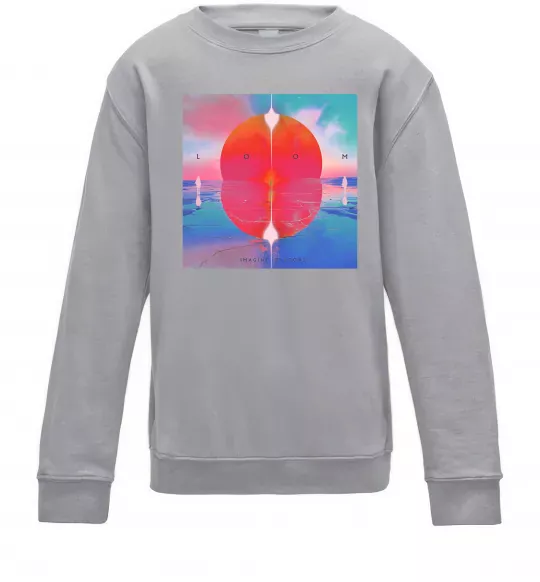 Детский Свитшот Imagine Dragons Loom Серый меланж фото