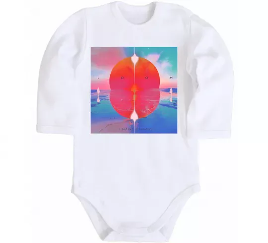 Детский боди Imagine Dragons Loom Белый фото