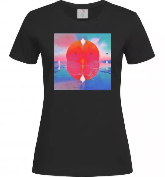 Жіноча футболка Imagine Dragons Loom Чорний фото