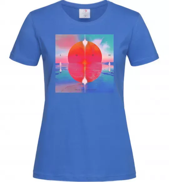 Жіноча футболка Imagine Dragons Loom Яскраво-синій фото
