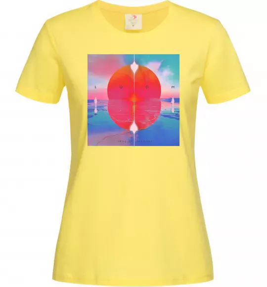 Жіноча футболка Imagine Dragons Loom Лимонний фото