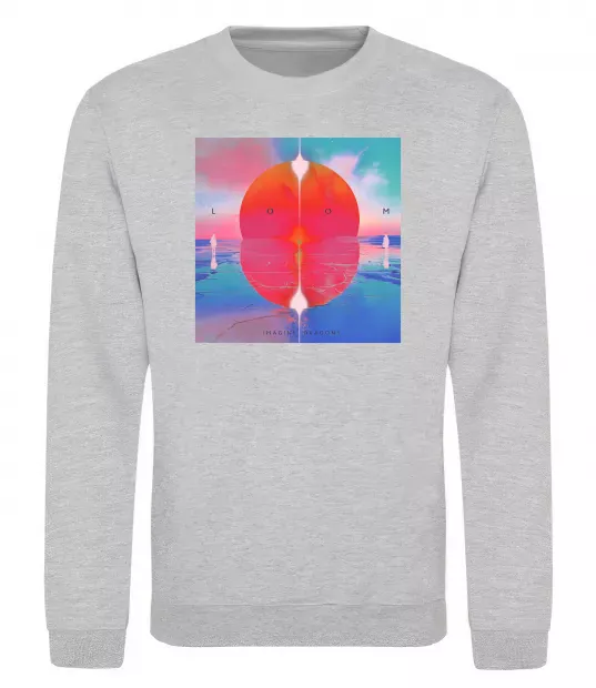 Свитшот Imagine Dragons Loom Серый меланж фото