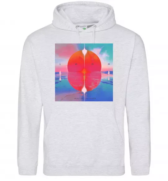 Мужская толстовка (худи) Imagine Dragons Loom Серый меланж фото