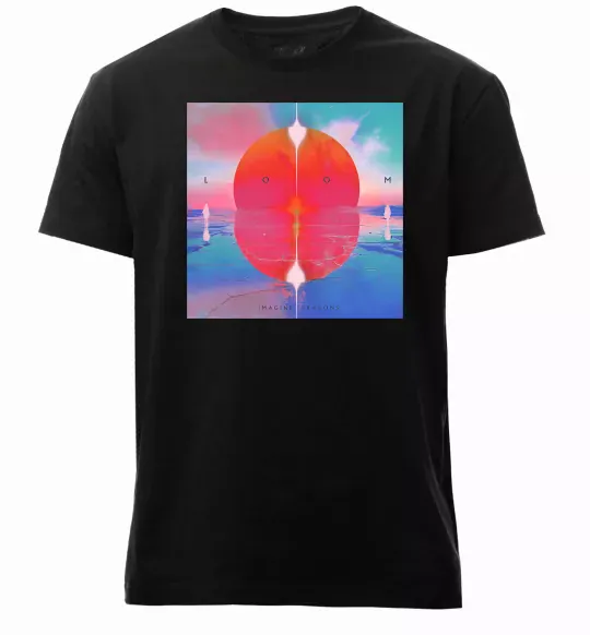 Мужская премиум футболка Imagine Dragons Loom Черный фото