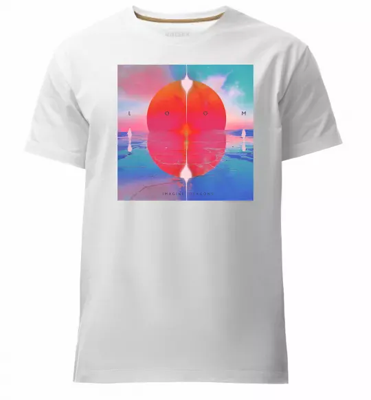 Мужская премиум футболка Imagine Dragons Loom Белый фото