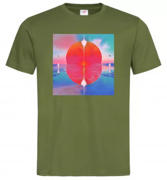 Мужская футболка Imagine Dragons Loom Оливковый фото
