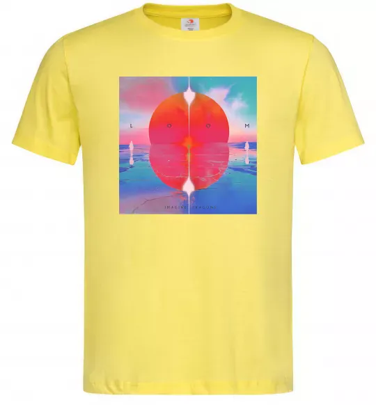Мужская футболка Imagine Dragons Loom Лимонный фото