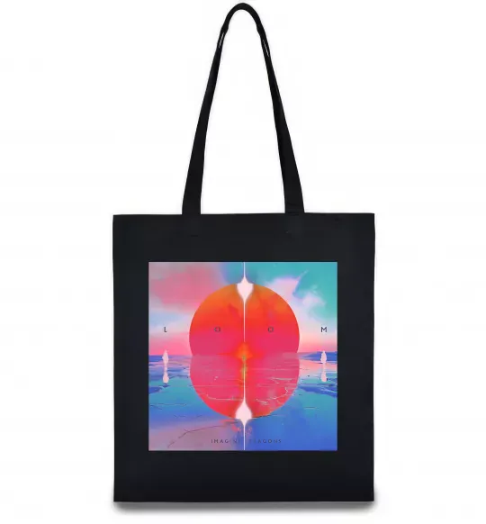 Еко-сумка Imagine Dragons Loom Чорний фото