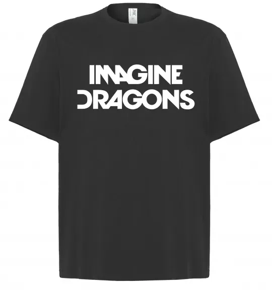 Футболка Оверсайз Imagine Dragons logo Черный фото