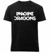 Мужская премиум футболка Imagine Dragons logo Черный Мужская премиум футболка Imagine Dragons logo Черный фото