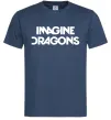 Мужская футболка Imagine Dragons logo Темно-синий фото