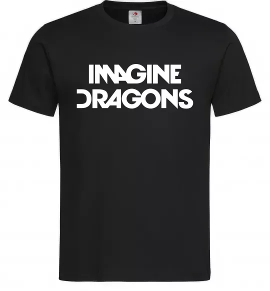 Мужская футболка Imagine Dragons logo Черный фото