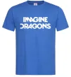 Мужская футболка Imagine Dragons logo Ярко-синий фото