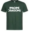 Мужская футболка Imagine Dragons logo Темно-зеленый фото
