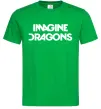 Мужская футболка Imagine Dragons logo Зеленый фото