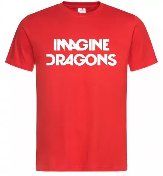 Мужская футболка Imagine Dragons logo Красный фото