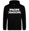 Мужская толстовка (худи) Imagine Dragons logo Черный фото