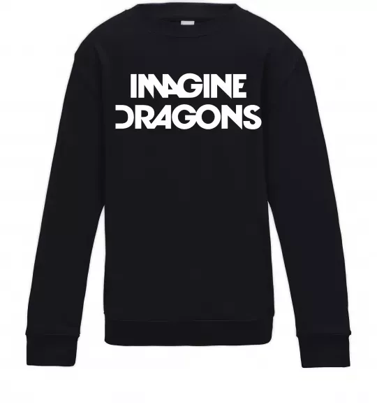 Детский Свитшот Imagine Dragons logo Черный фото