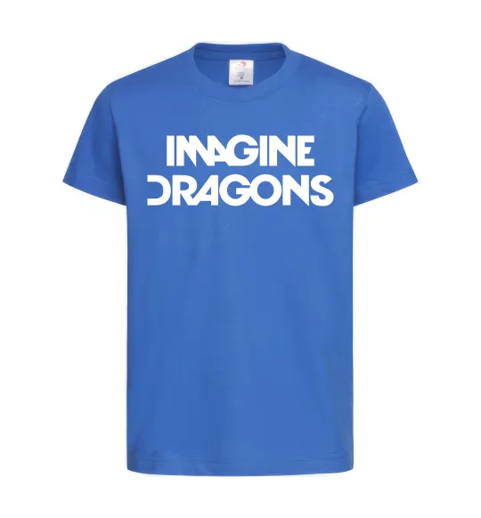 Детская футболка Imagine Dragons logo Ярко-синий фото