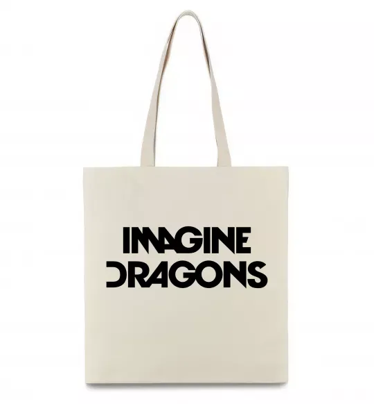 Эко-сумка Imagine Dragons logo Бежевый фото