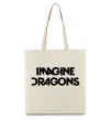 Эко-сумка Imagine Dragons logo Бежевый фото