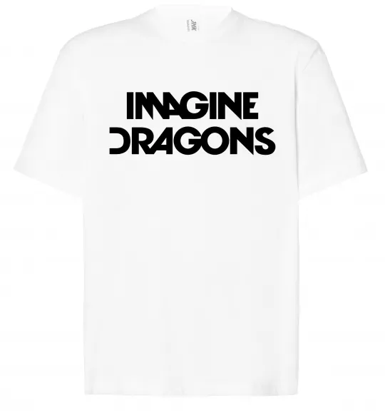 Футболка Оверсайз Imagine Dragons logo Белый фото