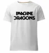 Мужская премиум футболка Imagine Dragons logo Белый Мужская премиум футболка Imagine Dragons logo Белый фото