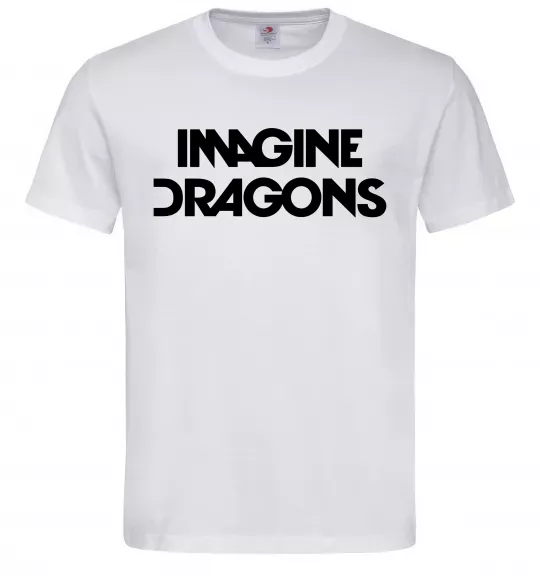 Мужская футболка Imagine Dragons logo Белый фото