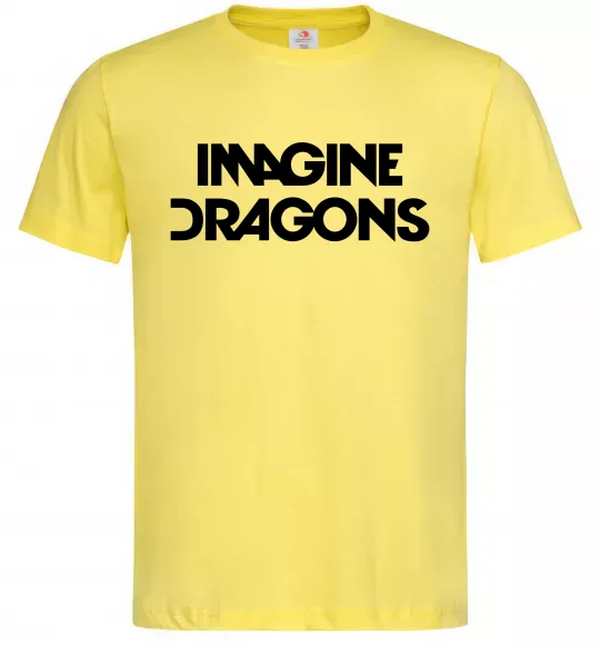 Мужская футболка Imagine Dragons logo Лимонный фото