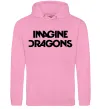 Мужская толстовка (худи) Imagine Dragons logo Розовый фото