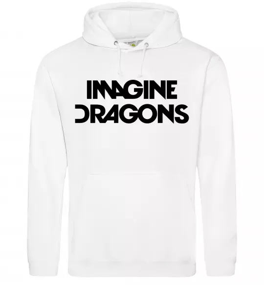 Мужская толстовка (худи) Imagine Dragons logo Белый фото