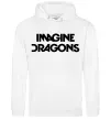 Мужская толстовка (худи) Imagine Dragons logo Белый фото