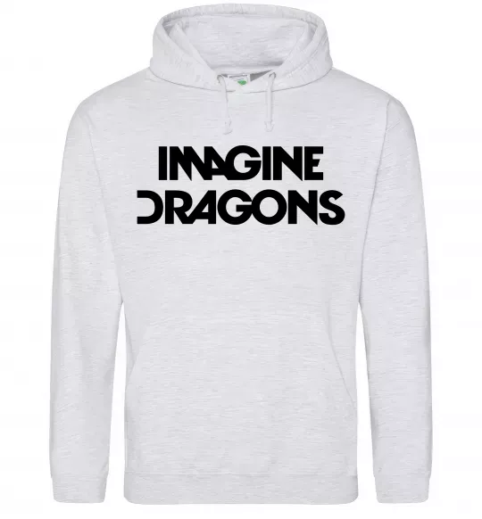 Жіноча толстовка (худі) Imagine Dragons logo Сірий меланж фото