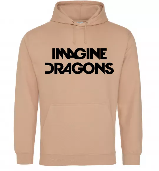 Жіноча толстовка (худі) Imagine Dragons logo Пісочний фото