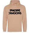 Жіноча толстовка (худі) Imagine Dragons logo Пісочний фото