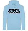 Женская толстовка (худи) Imagine Dragons logo Голубой фото