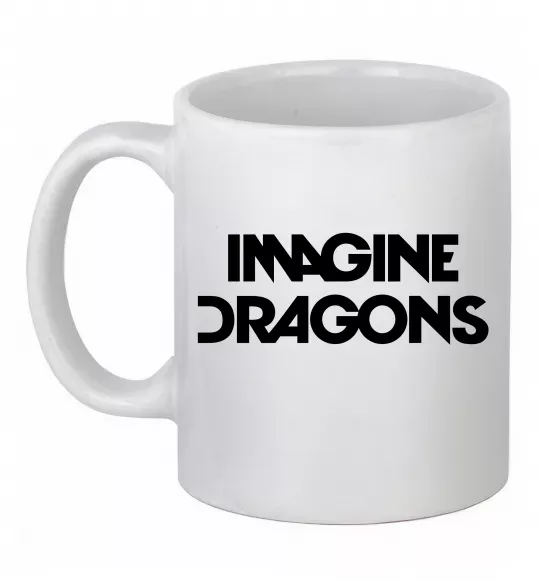 Чашка керамічна Imagine Dragons logo Білий фото