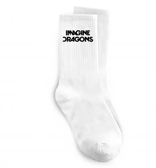 Носки Imagine Dragons logo Белый фото
