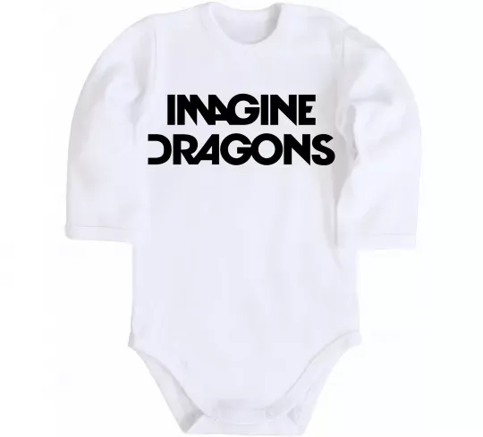 Детский боди Imagine Dragons logo Белый фото
