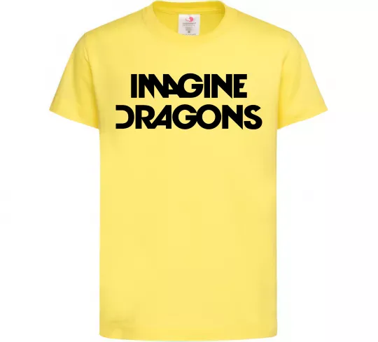 Детская футболка Imagine Dragons logo Лимонный фото