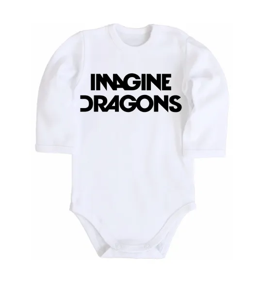 Детский боди Imagine Dragons logo Белый фото