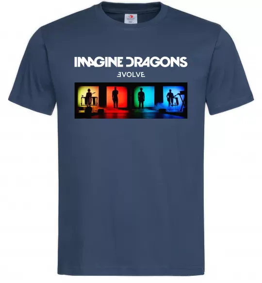 Мужская футболка Imagine Dragons Evolve Темно-синий фото