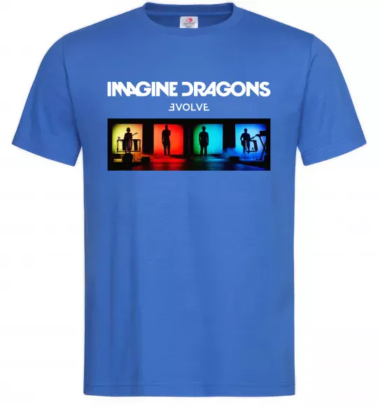 Мужская футболка Imagine Dragons Evolve Ярко-синий фото