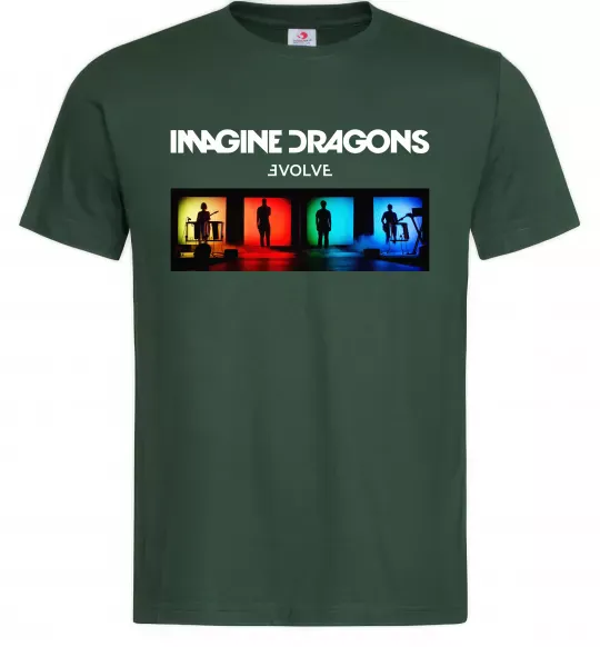 Мужская футболка Imagine Dragons Evolve Темно-зеленый фото