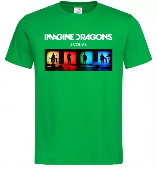 Мужская футболка Imagine Dragons Evolve Зеленый фото