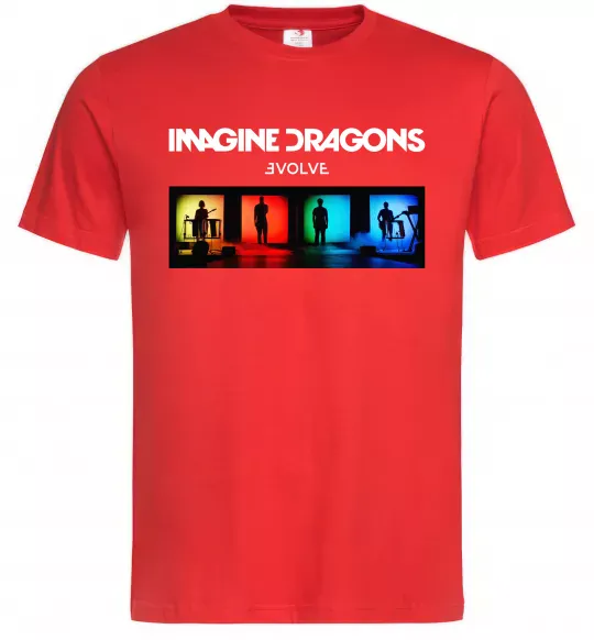 Мужская футболка Imagine Dragons Evolve Красный фото