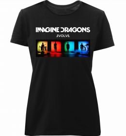 Жіноча преміум футболка Imagine Dragons Evolve